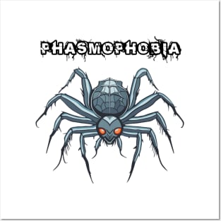 phasmophobia with spider Posters and Art